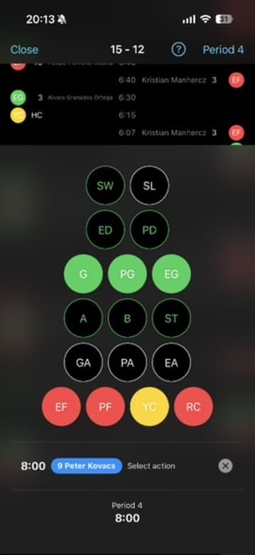 Parent-Friendly Scoring interface
